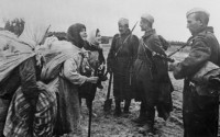 Белоруссия. 1944 год. Бобруйское направление. Первая встреча с воинами-освободителями.
