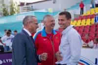 Тренерам сборной России есть что обсудить с министром спорта Чувашии Сергеем Мельниковым. Фото Максима ВАСИЛЬЕВА