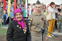Ветерана Великой Отечественной войны Матрену Александрову встречали овацией. Фото cap.ru