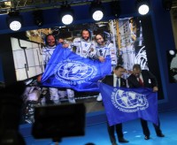 На фестивале был представлен флаг, побывавший в космосе. Фото Чувашского отделения РГО