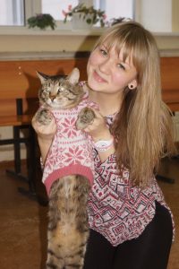 Тринадцатилетний кот Путя Анастасии Обуховой признан самым интеллектуальным.