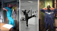 Врачи из многих регионов России тоже выложили в Интернет свои танцевальные ролики.
