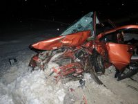 Случившаяся 2 января авария унесла жизни 3 человек. Фото пресс-службы МВД по Чувашии