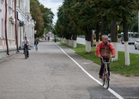 Чебоксарцы мечтают о том, чтобы велодорожки появились в каждом микрорайоне города. Фото Дмитрия БАРЫШОВА из архива редакции
