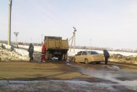 На 9-м км дороги Вурнары – Убеево – Красноармейское грузовик не уступил дорогу легковушке.