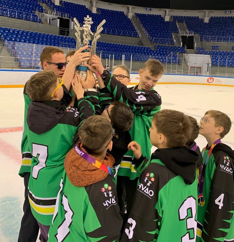 Спортсмены из Чувашии триумфально выступили на детском фестивале адаптивного хоккея