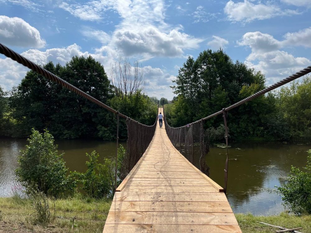 В Яльчикском округе построили купель, в Канашском — отремонтировали мост
