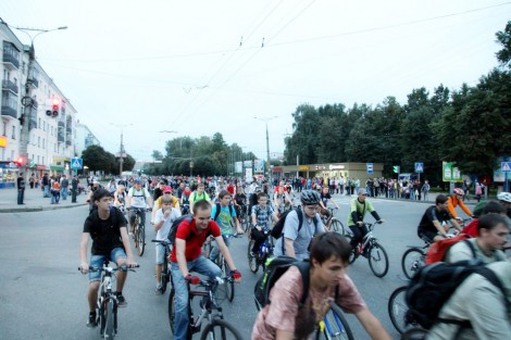 Велопробег в Чебоксарах